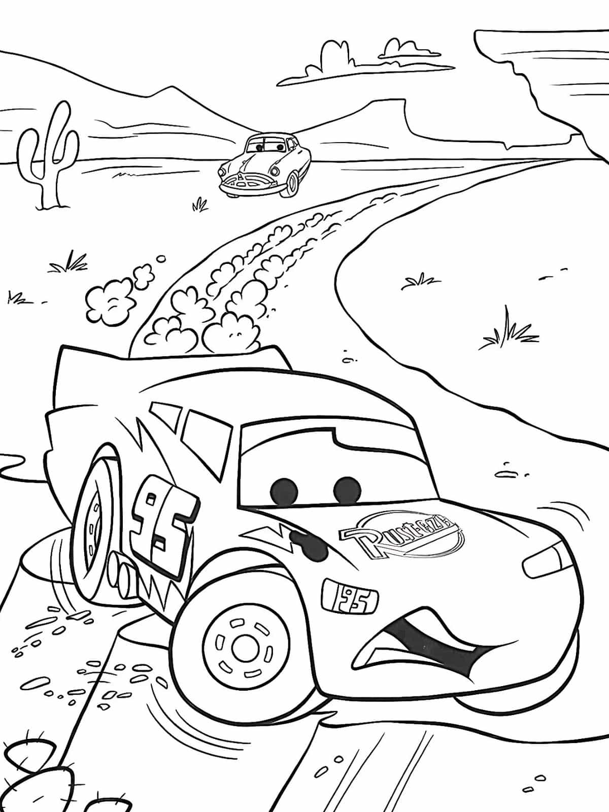 Disney Pixar Cars Coloring Pages