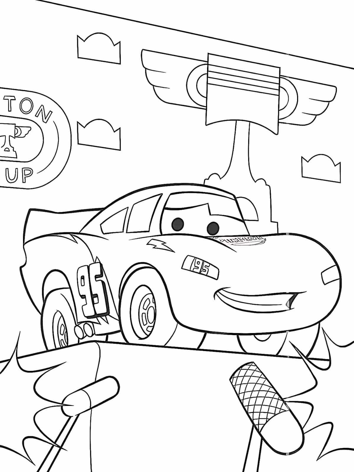 Disney Pixar Cars Coloring Sheets