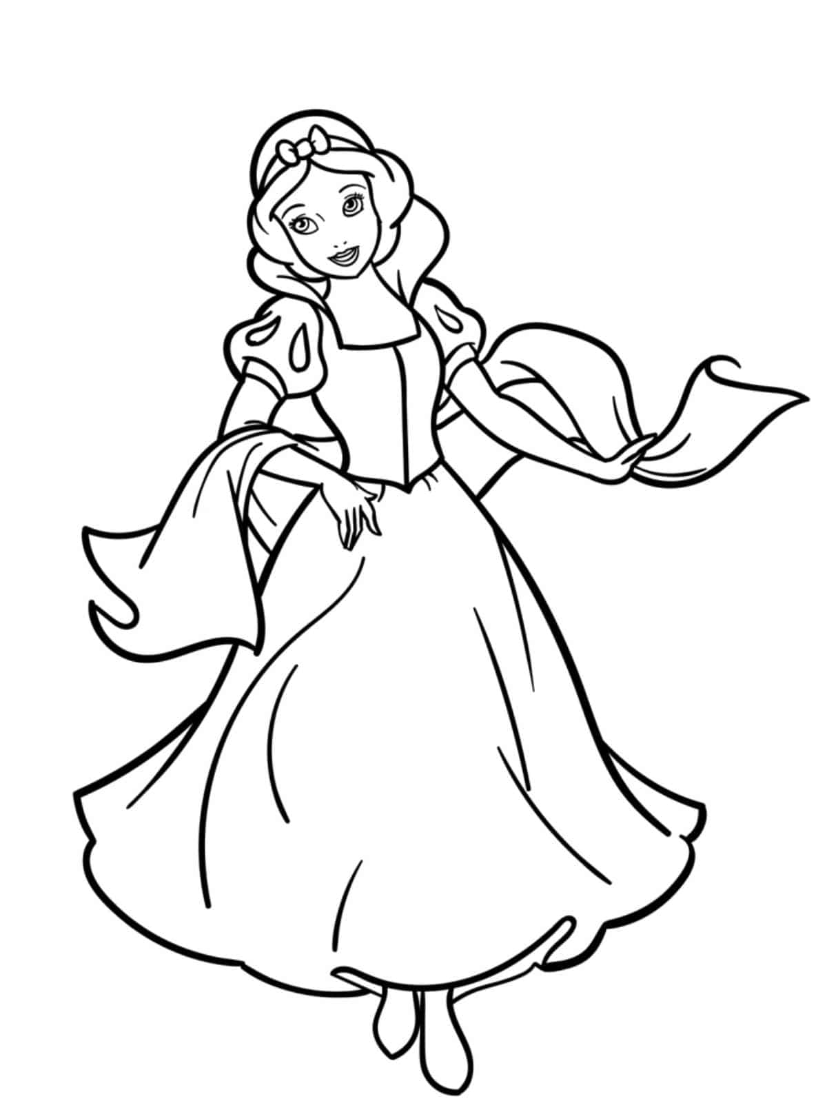 Disney Princess Snow White Coloring Sheets