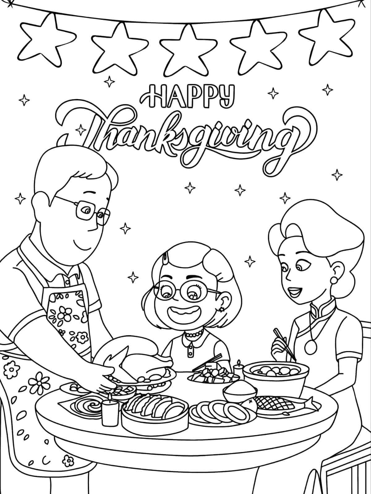 Disney Thanksgiving Coloring Pages For Kids