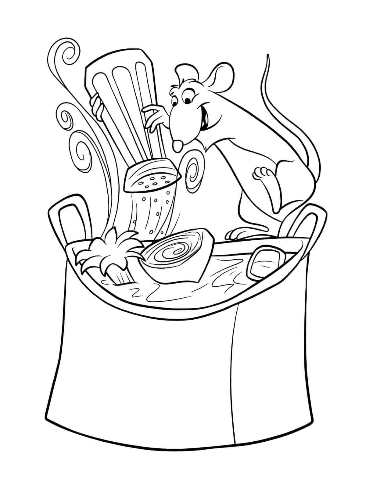 Disney Thanksgiving Cornucopia Coloring Pages