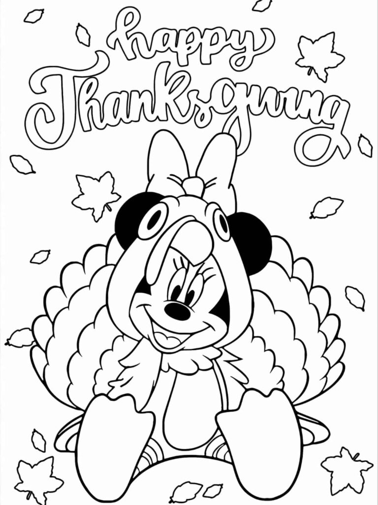 Explore 40+ Disney Thanksgiving Coloring Pages 🦃🍂 ...