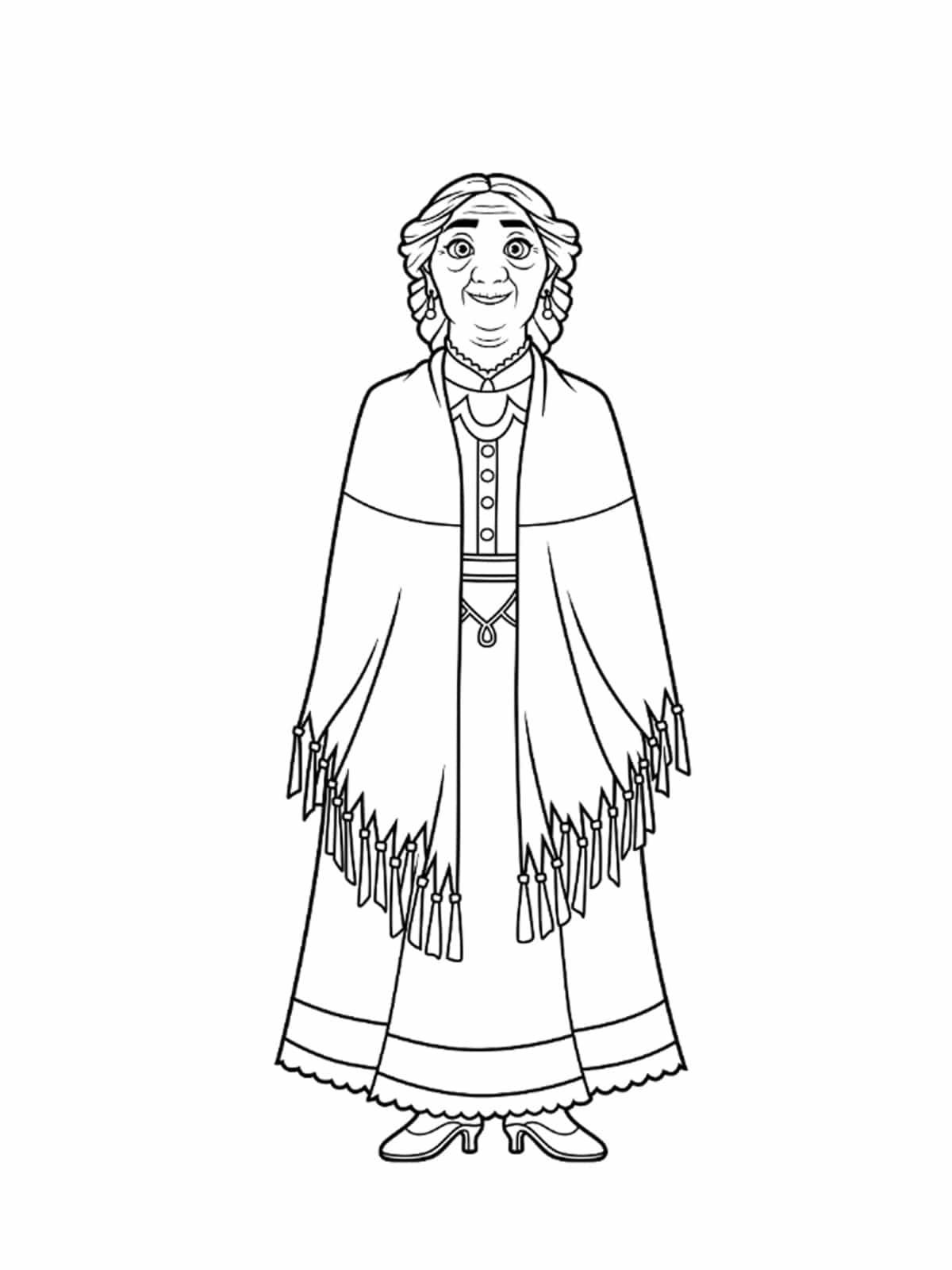 Dolores Madrigal Coloring Pages