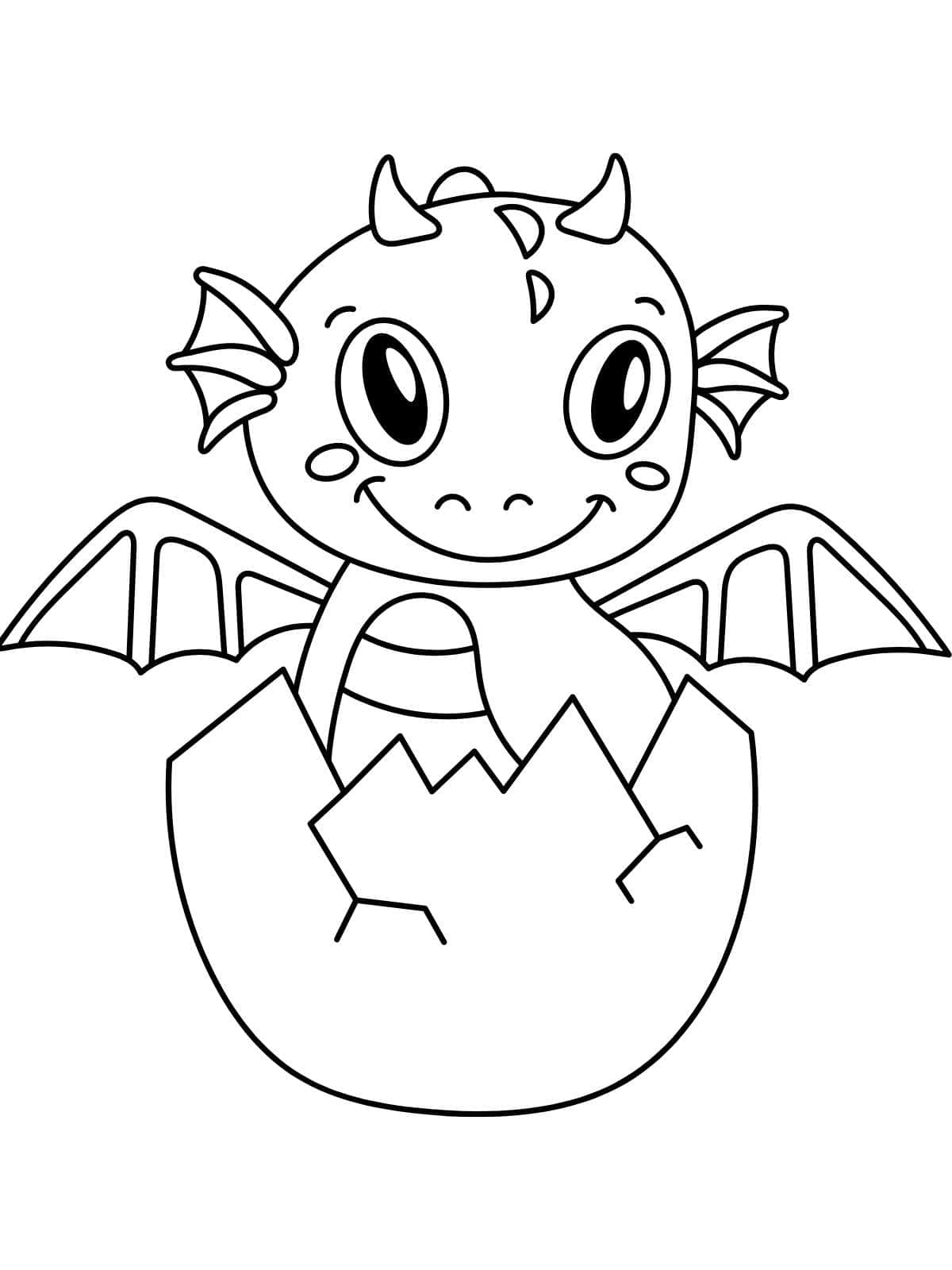 Dragon With Treasure Coloring Pages