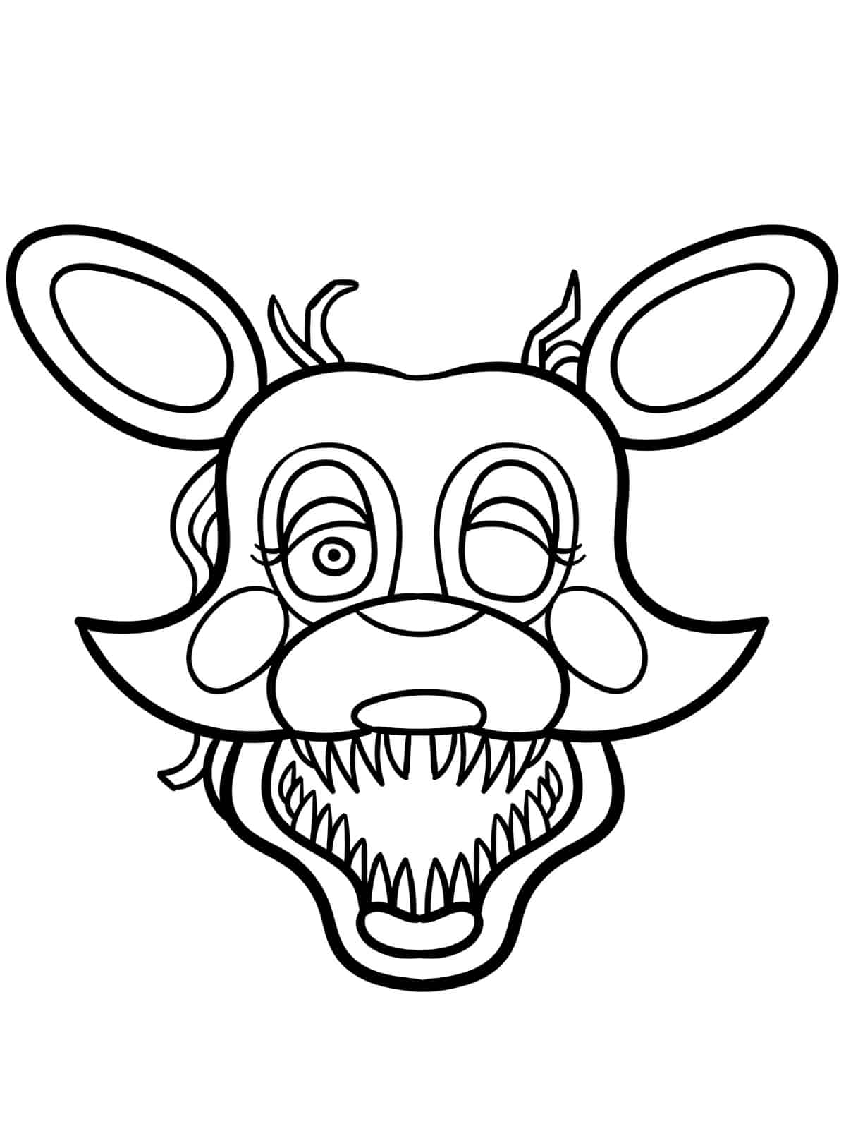 Easy Five Nights At Freddys Coloring Pages