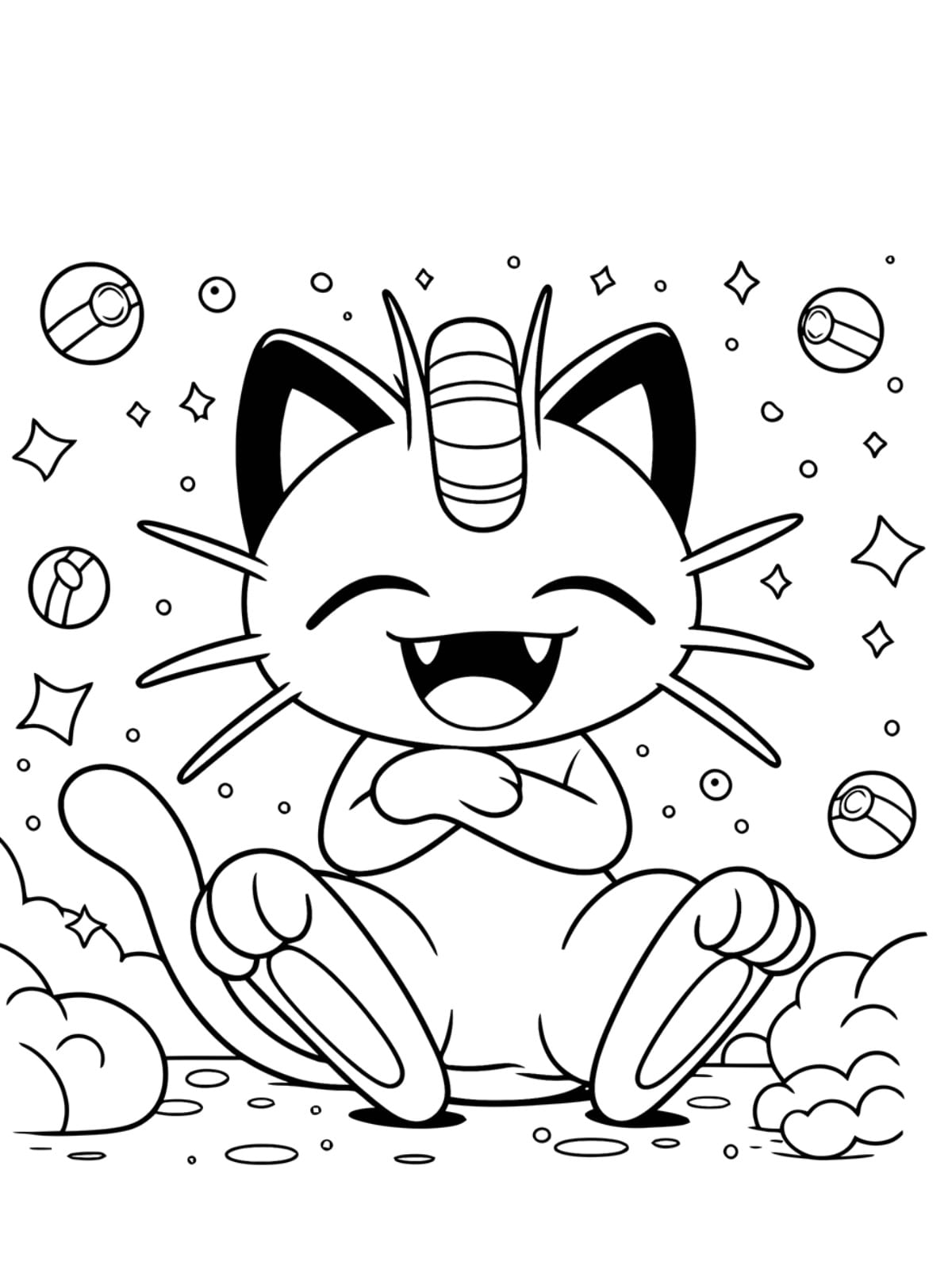 Easy Pokemon Coloring Pages For Kids