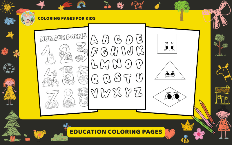 Education Coloring Pages Featured Image Min