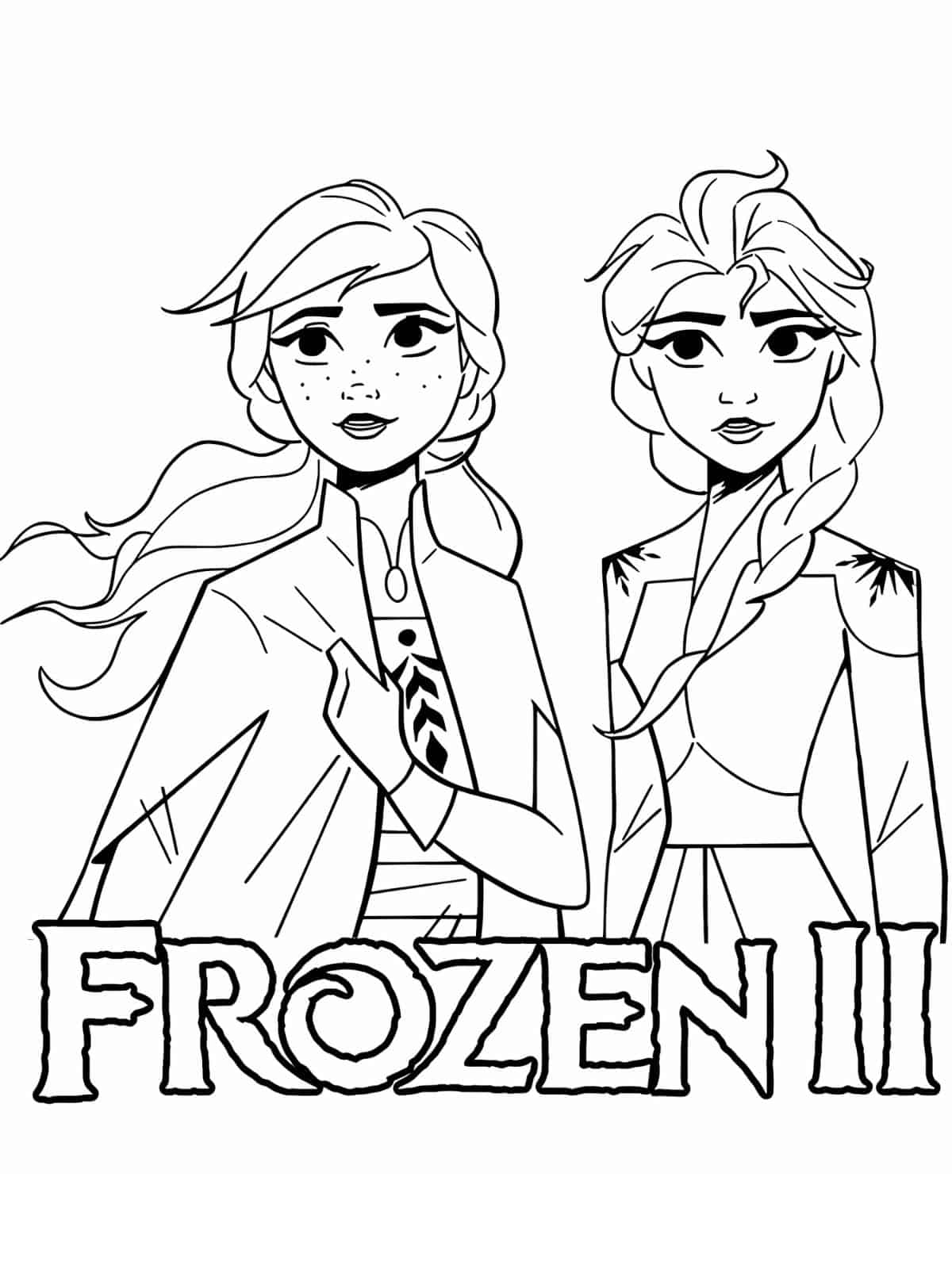 Elsa In The Castle Coloring Pages