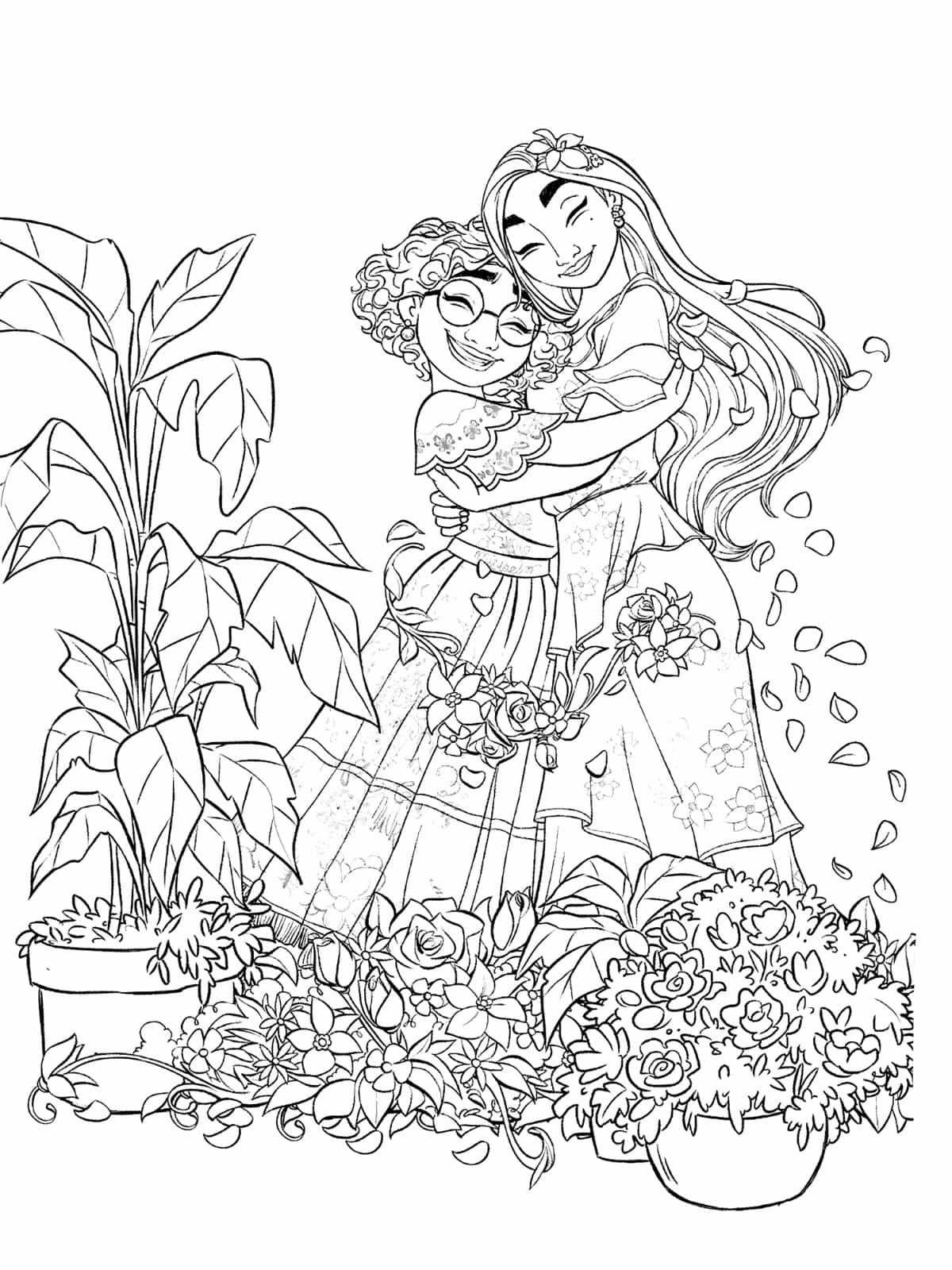 Encanto Easy Coloring Pages