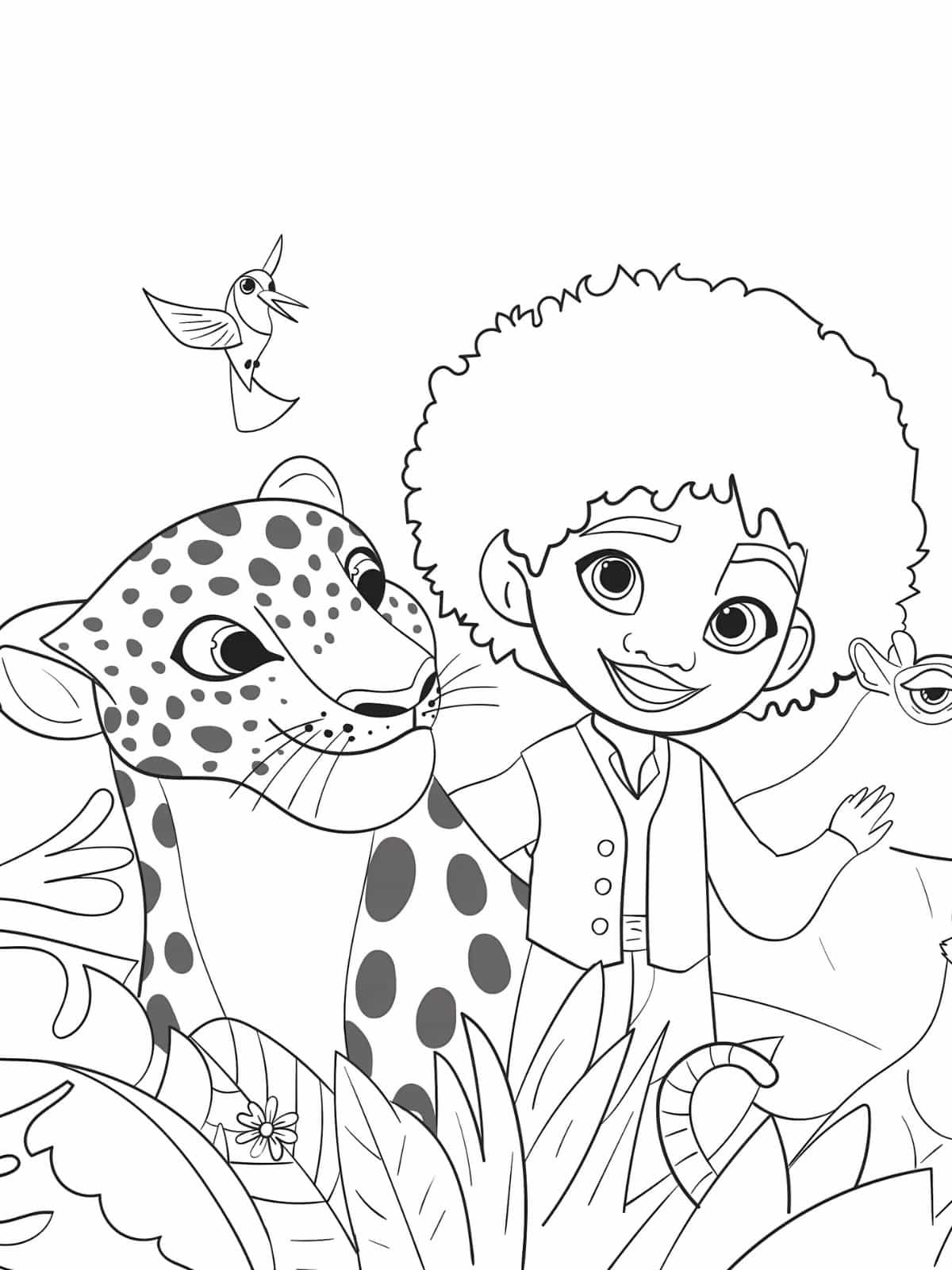 Encanto Madrigal House Coloring Page