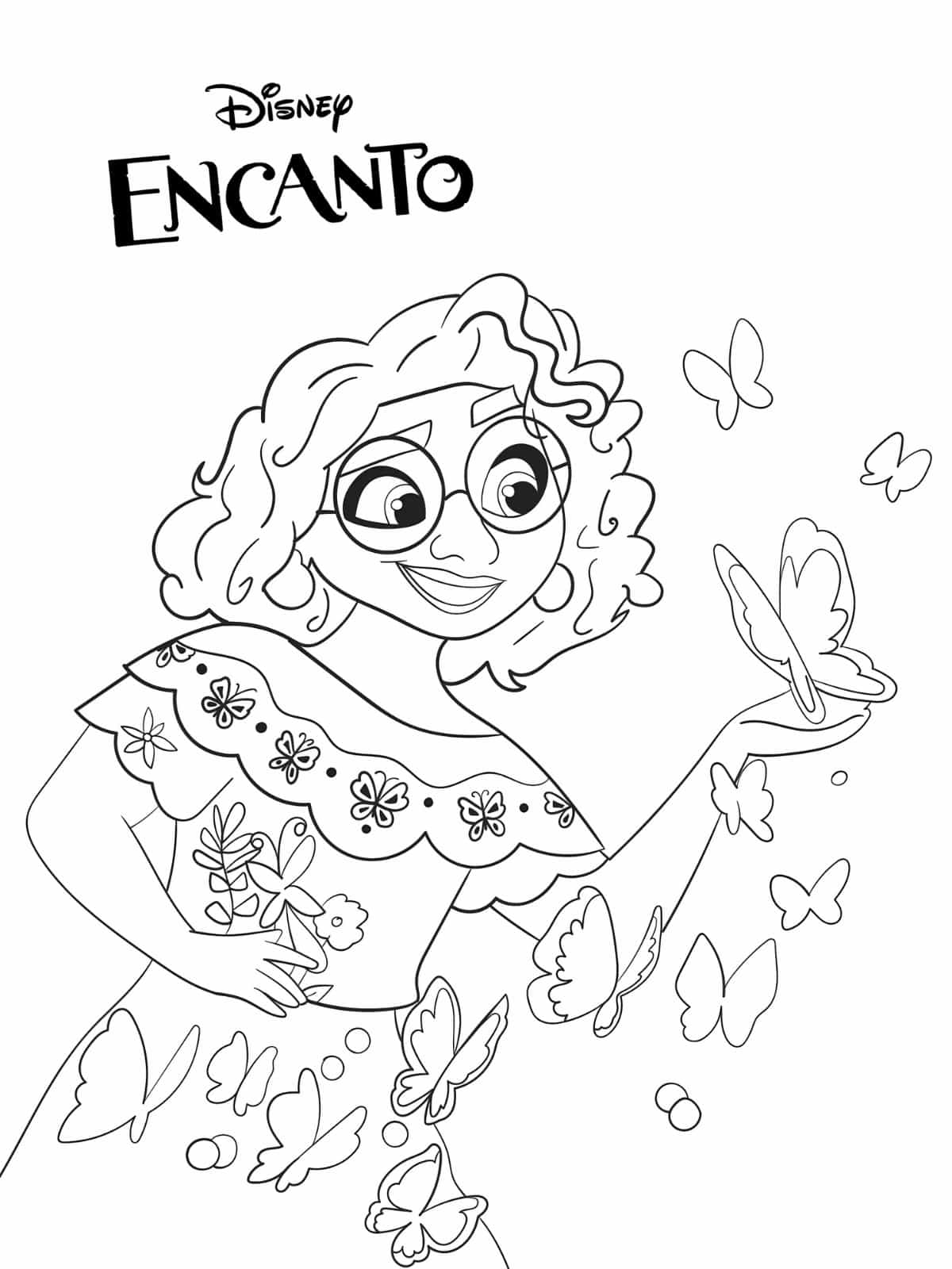 Encanto Self Discovery Coloring Pages