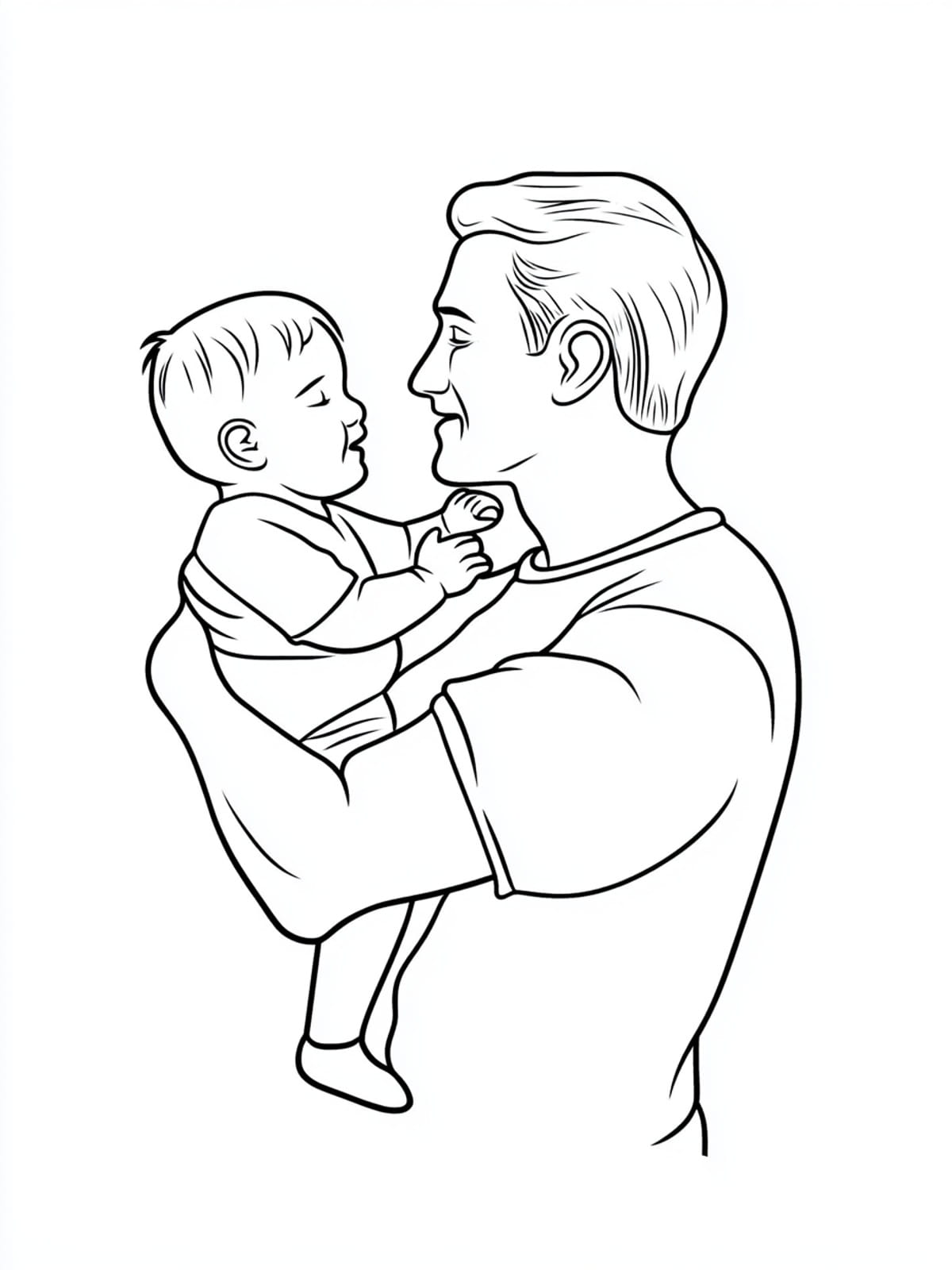 Father Child Bonding Activities Fathers Day Coloring Pages