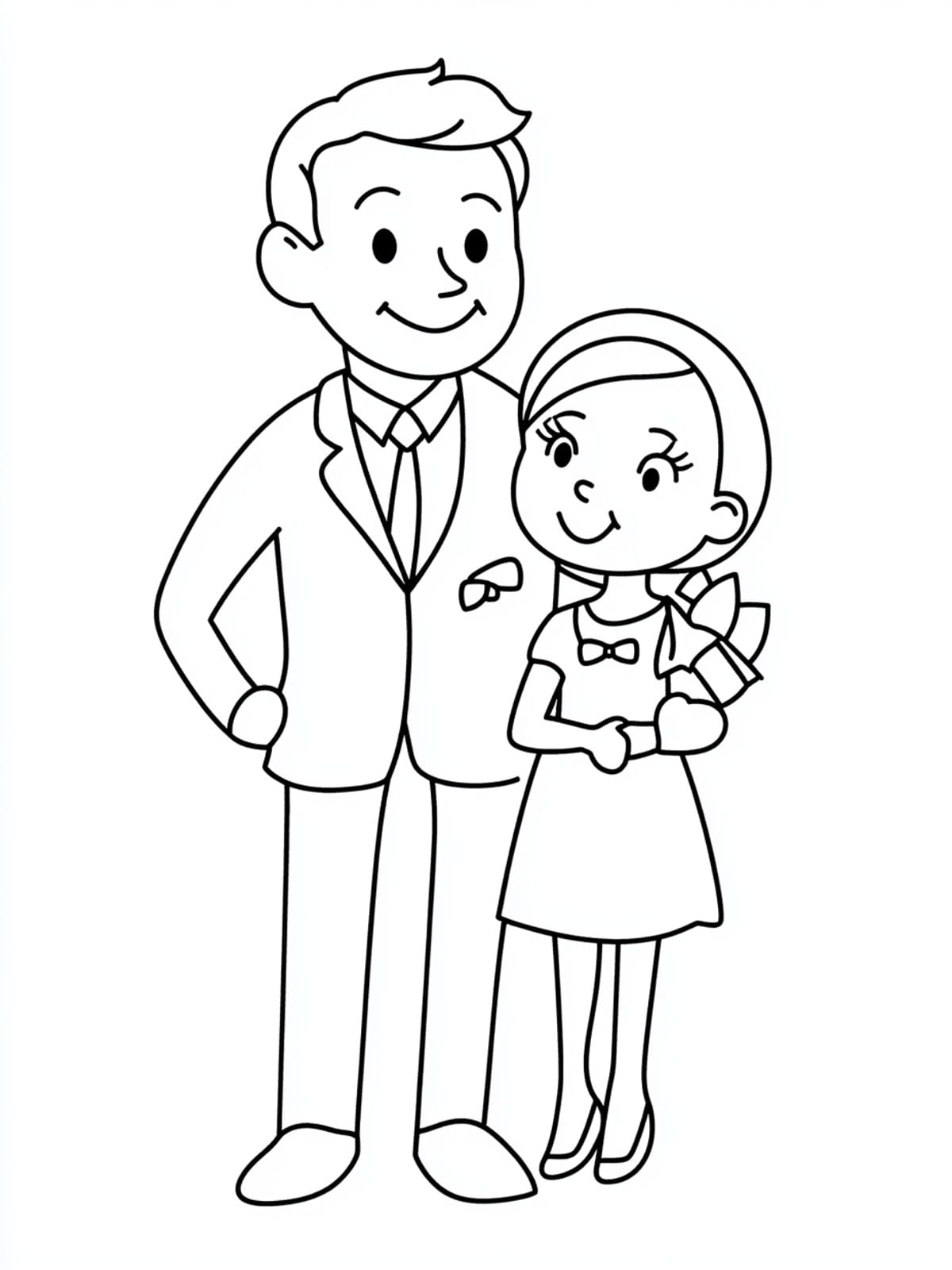 Fathers Day Cards Coloring Pages