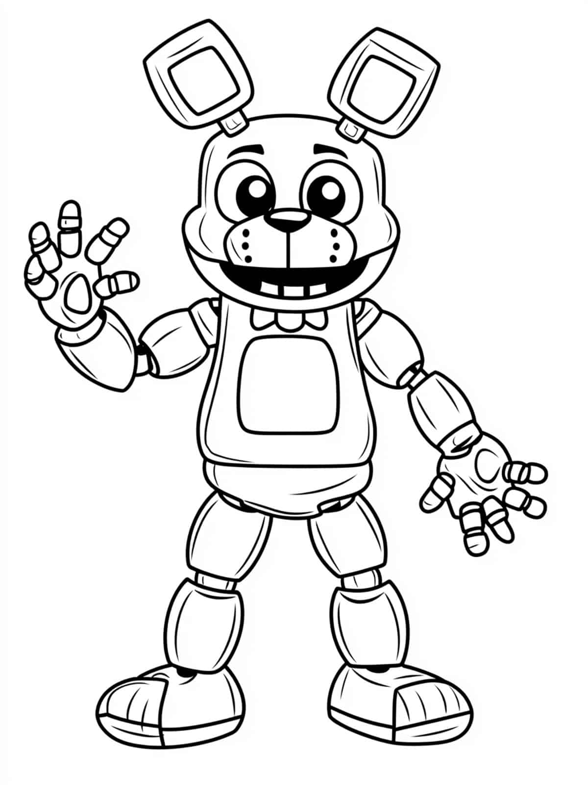 Five Nights At Freddys Coloring Page