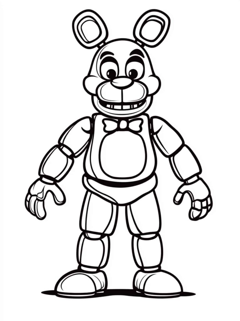Five Nights At Freddys Coloring Pages: Artistic Nightmares! 🎭🖌️ ...