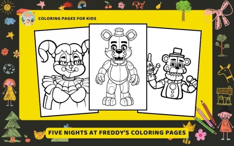 Fnaf Coloring Pages Featured Image