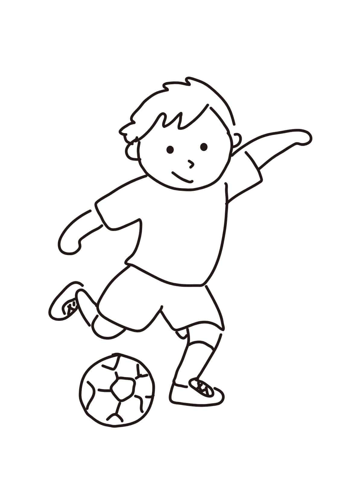 Football Player Throwing A Pass Coloring Pages