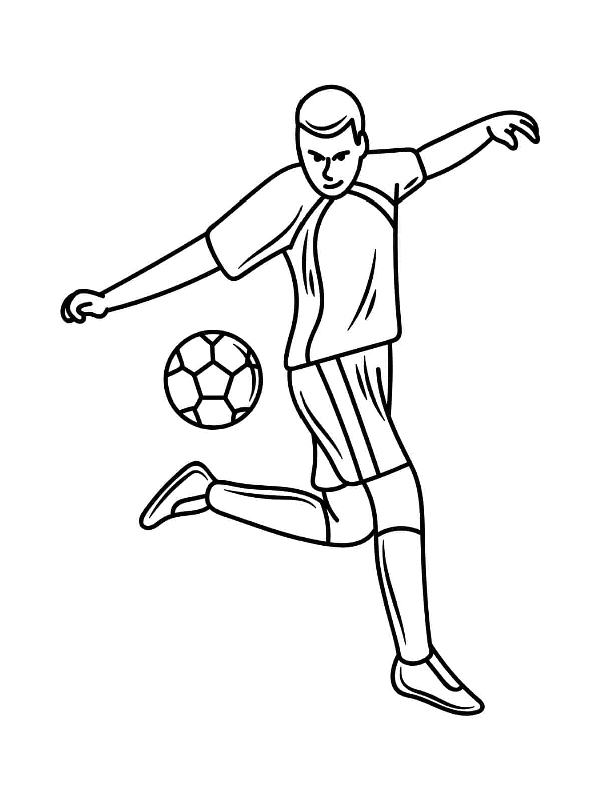 Football Team Playing A Game Coloring Pages