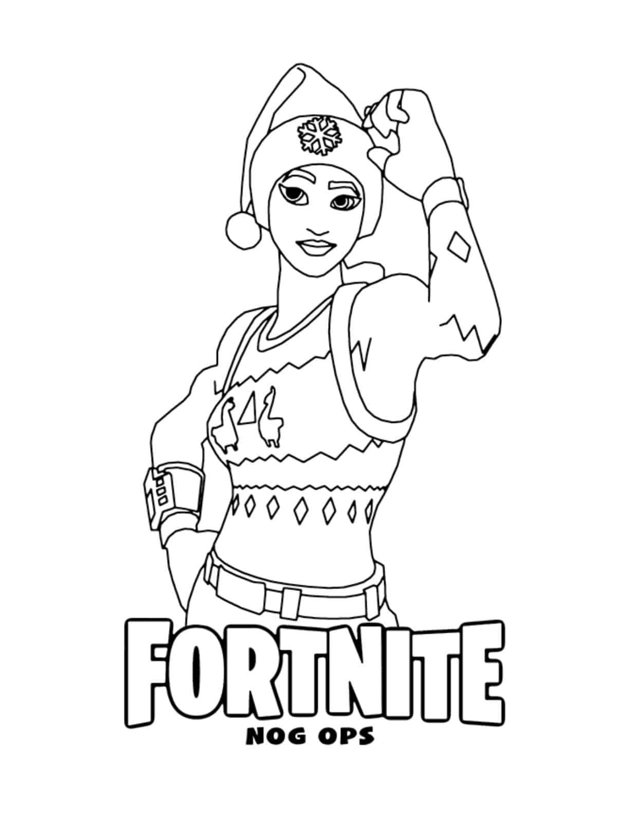 Fortnite Battle Bus Coloring Page