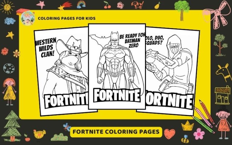 Fortnite Coloring Pages Featured Image