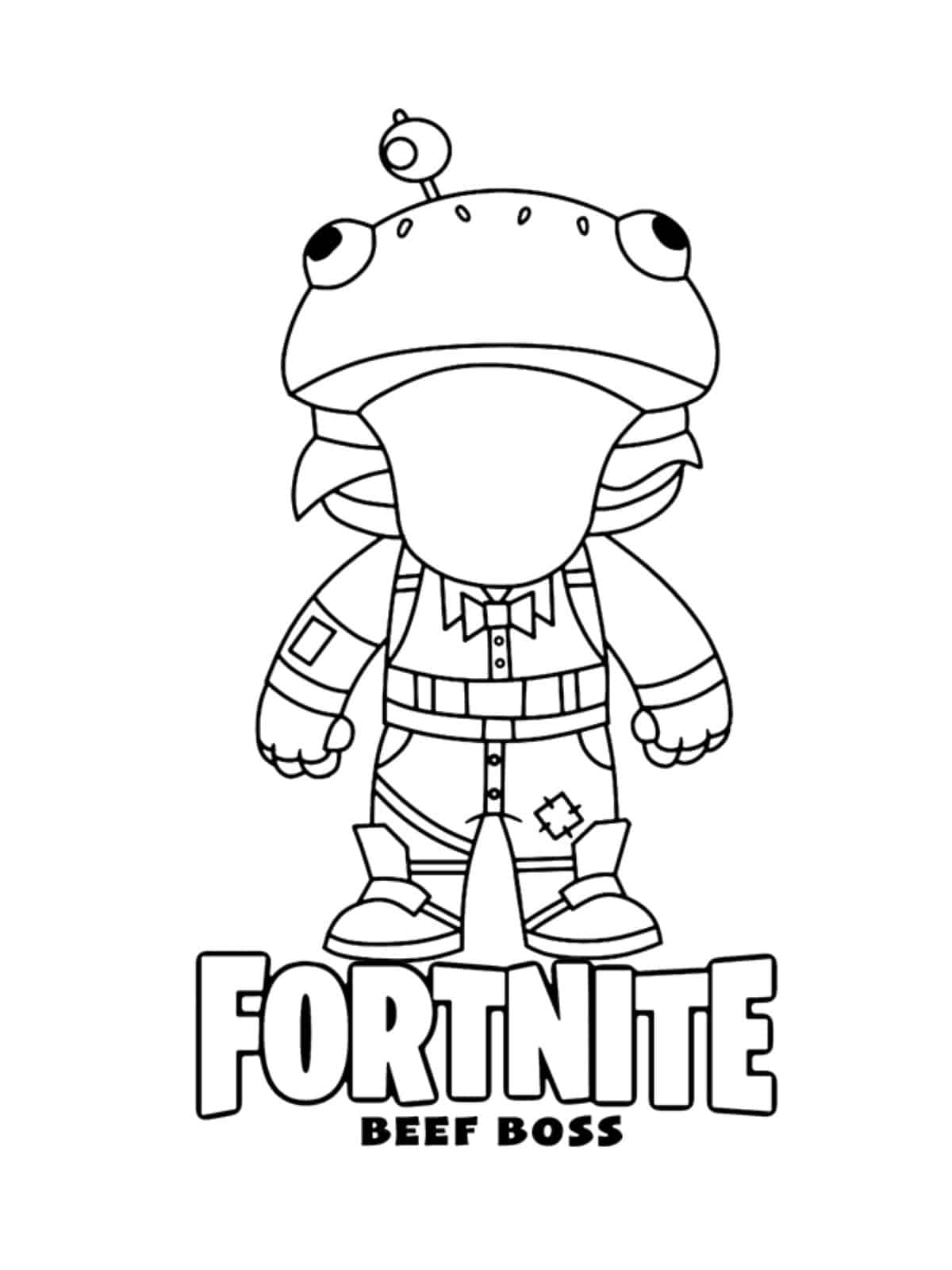 Fortnite Competition Coloring Pages