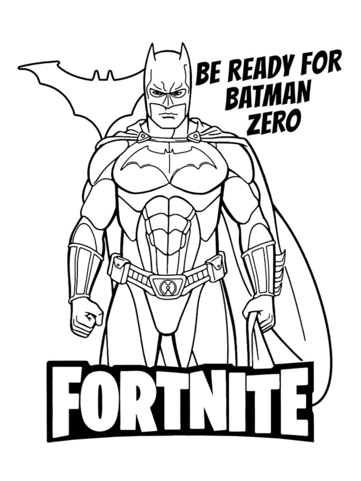 Fortnite Dark Voyager Coloring Pages