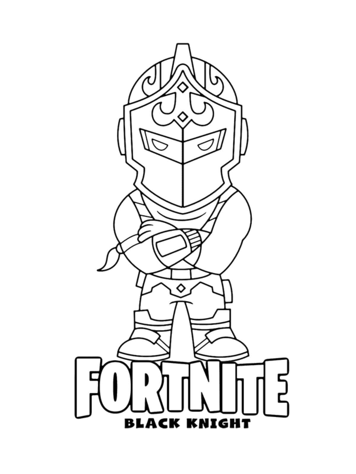 Fortnite For Kids Coloring Pages