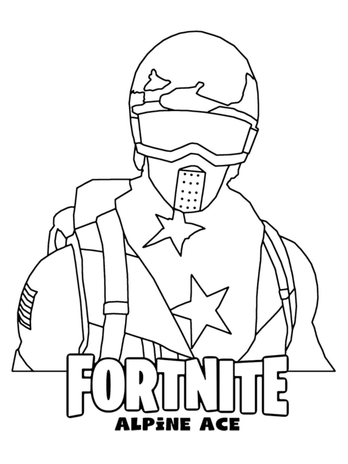 Fortnite Lazy Links Coloring Pages