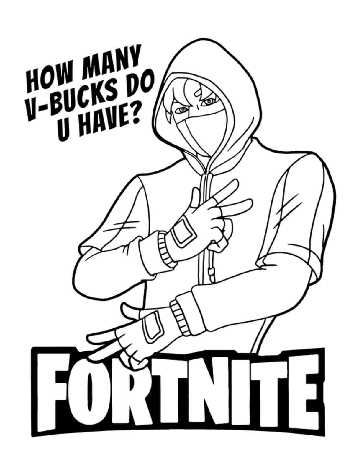 Fortnite Peely Coloring Pages