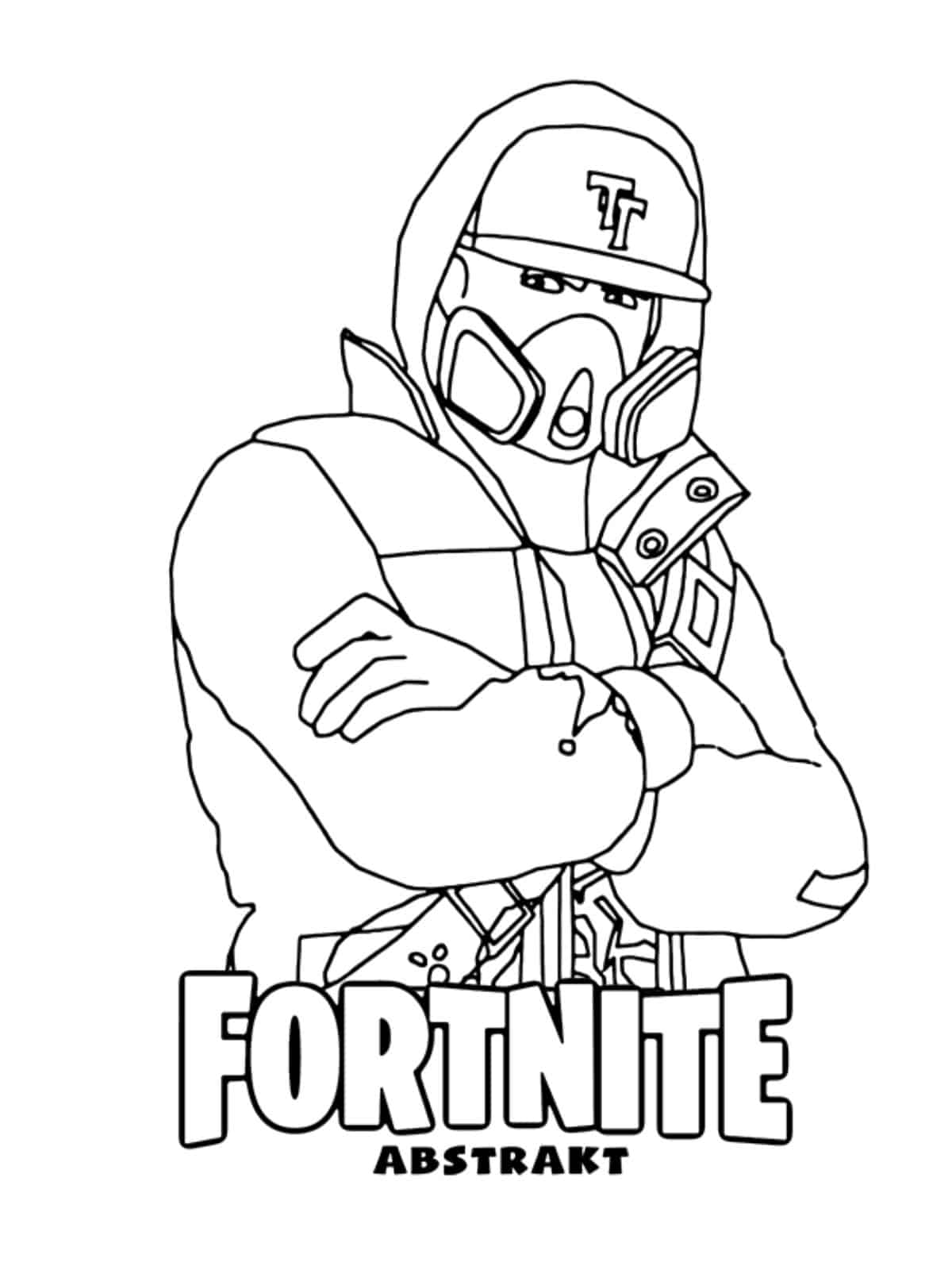 Fortnite Shifty Shafts Coloring Page