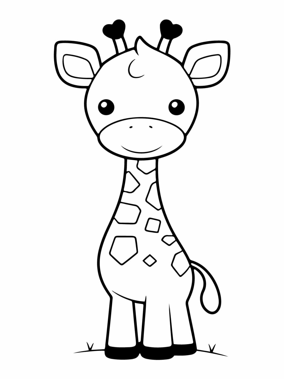 30 best giraffe coloring pages printable for kids 🦒🎨