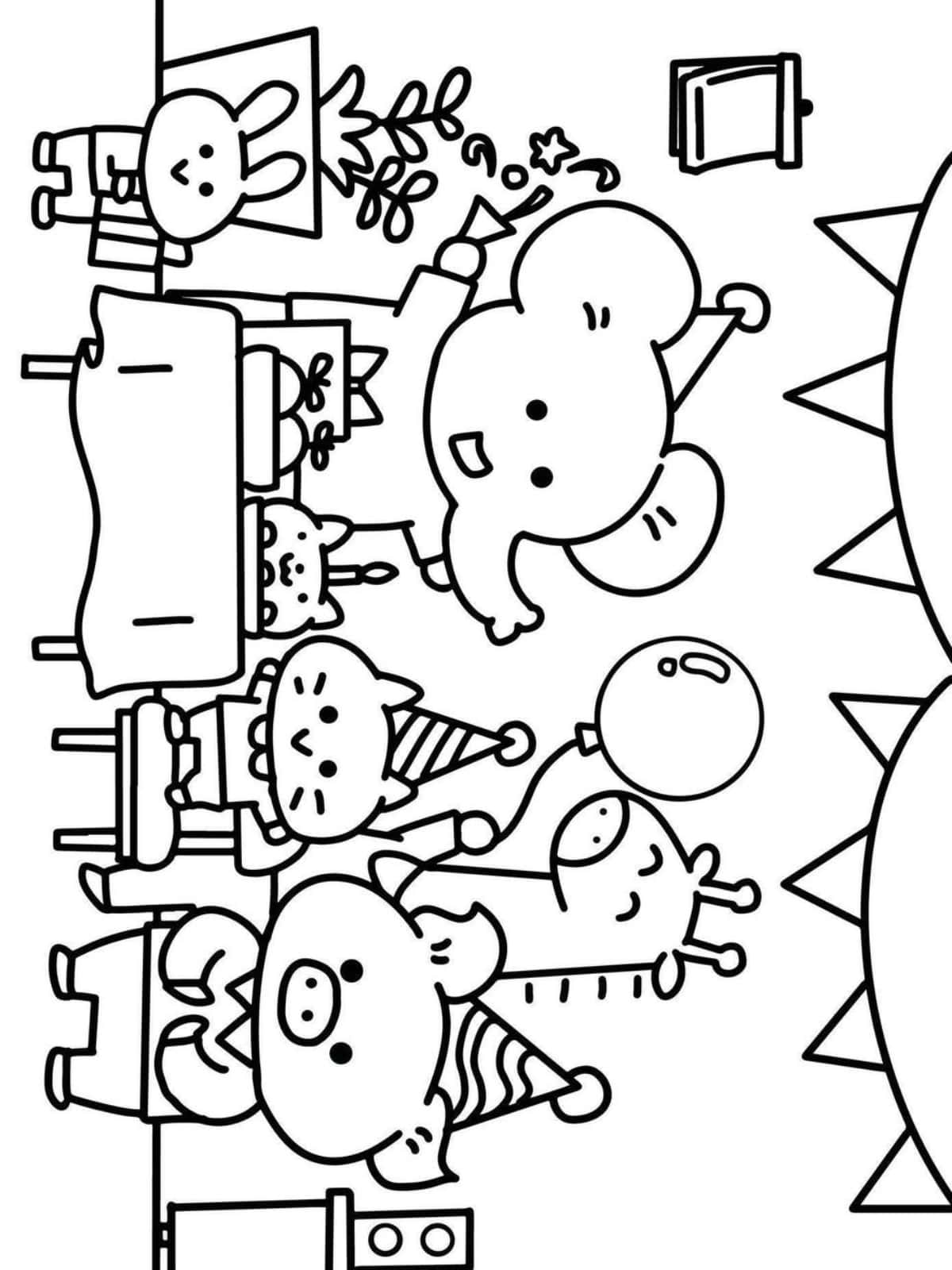 Free Happy Birthday Coloring Pages To Print