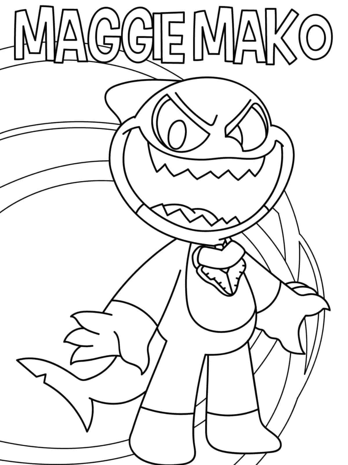 Free Nightmare Critters Coloring Pages To Print