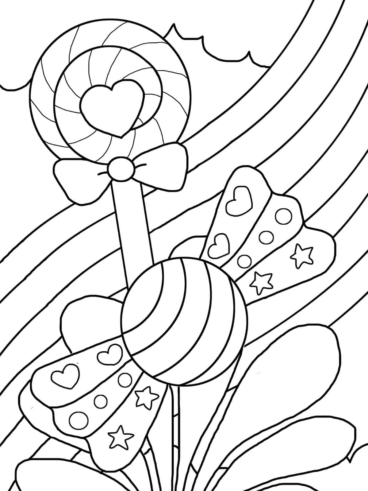 Free Rainbow Coloring Pages To Print