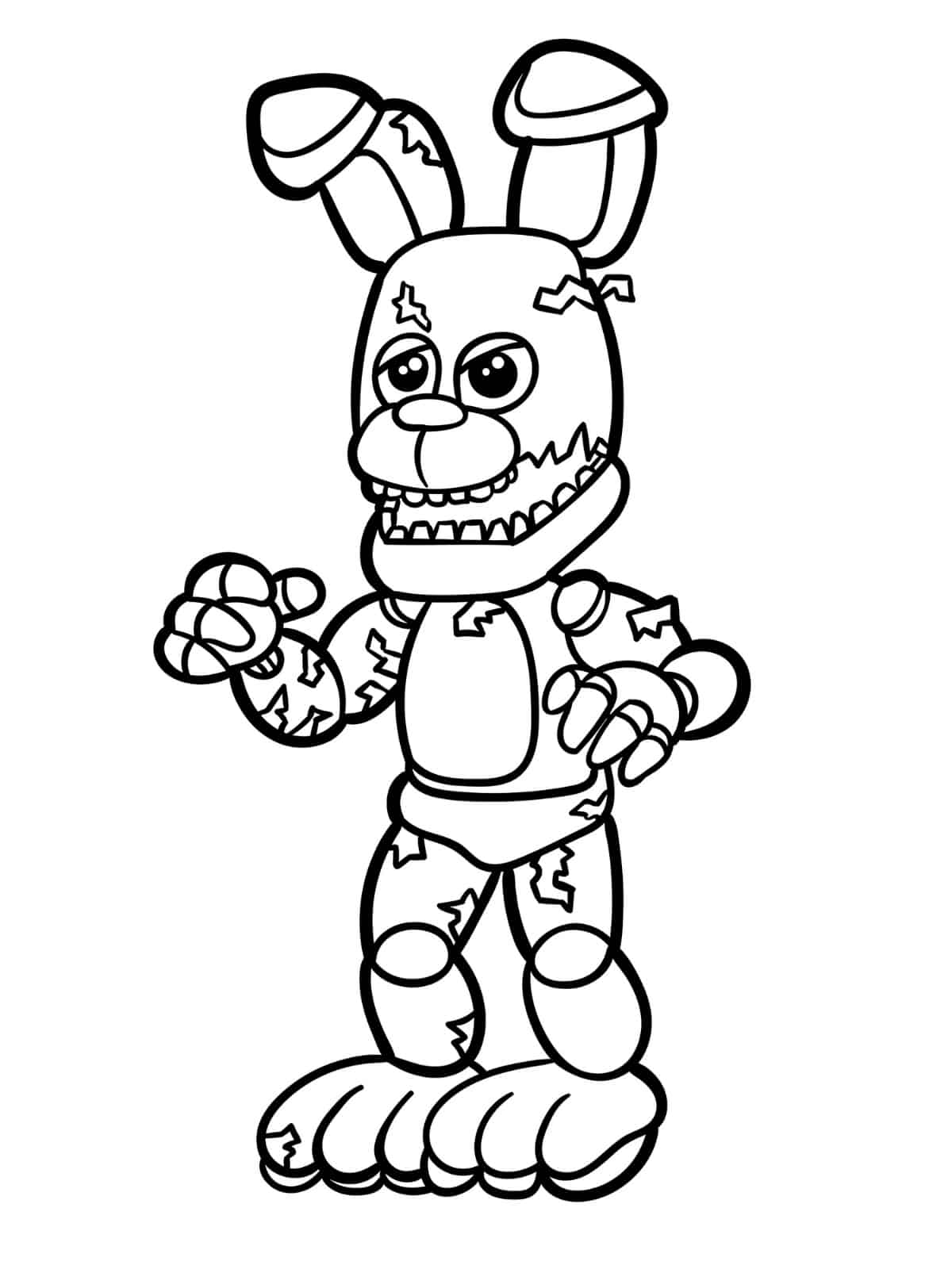 Fun Five Nights At Freddys Coloring Sheets