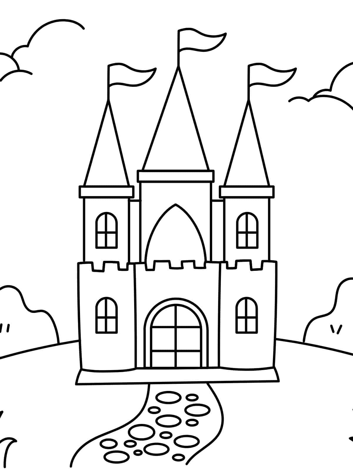 Fun Shape Coloring Sheet