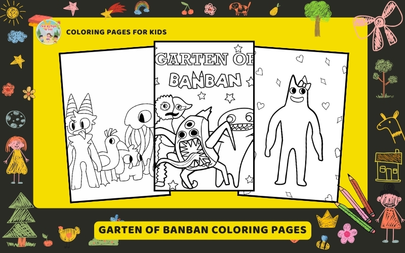 Garten Of Banban Coloring Pages Featured Image