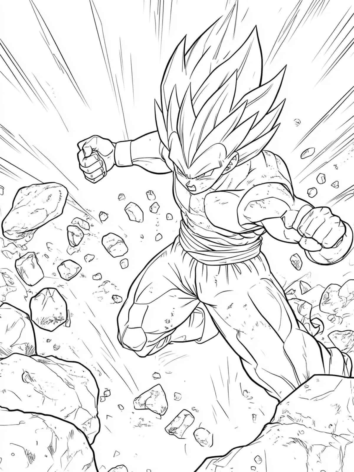 Gohan Vs Cell Dragon Ball Z Coloring Pages