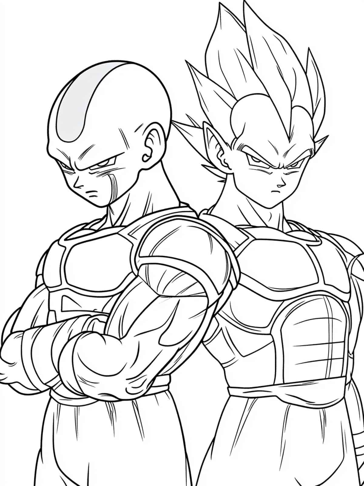 Goku And Frieza Coloring Pages