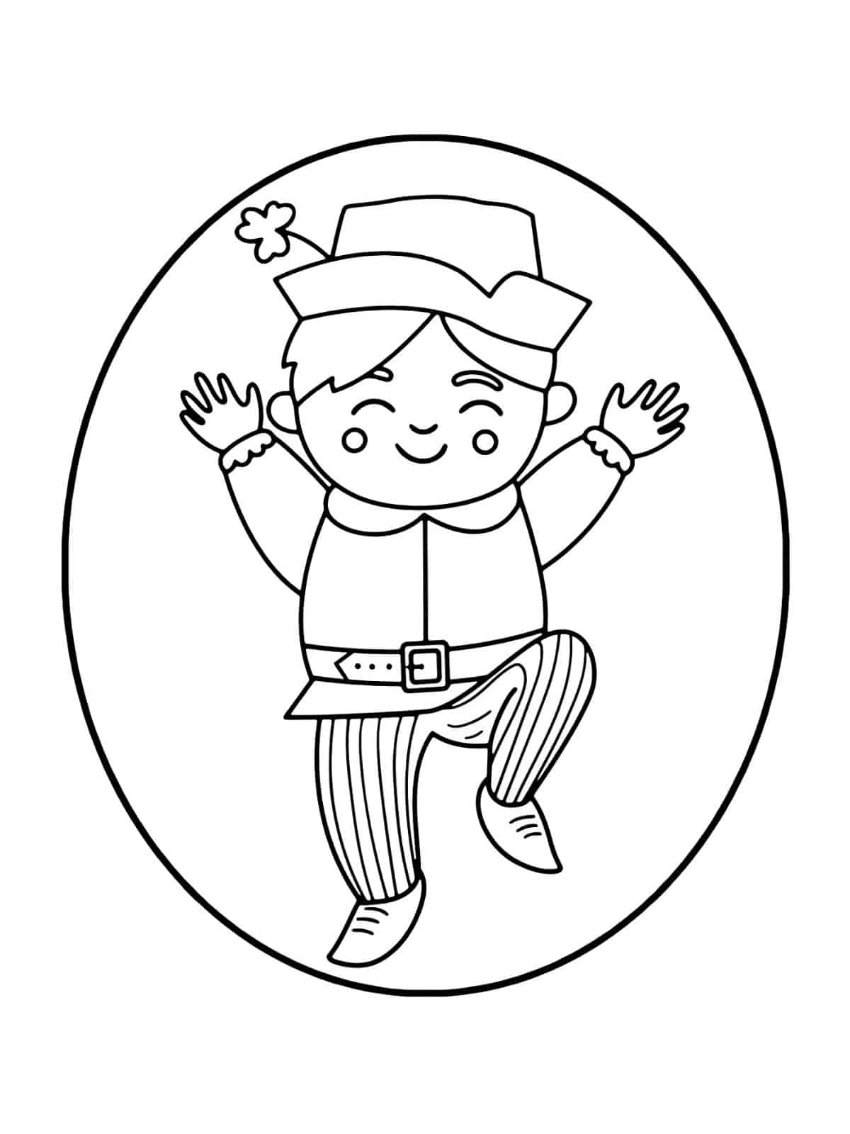 Green St Patricks Day Coloring Sheets