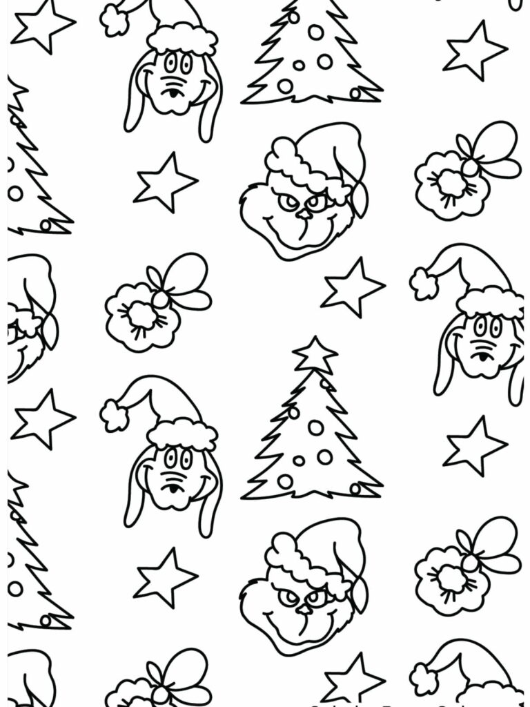 100+ Free PDF Christmas Coloring Pages for Kids ππ¦ ...