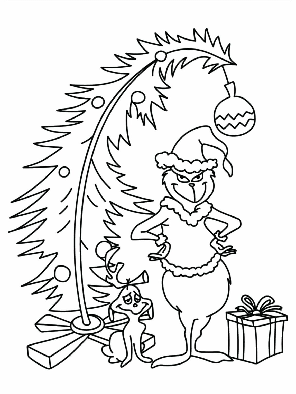 Celebrate Christmas with 32+ Fun Grinch Coloring Pages 😠🎄 ...