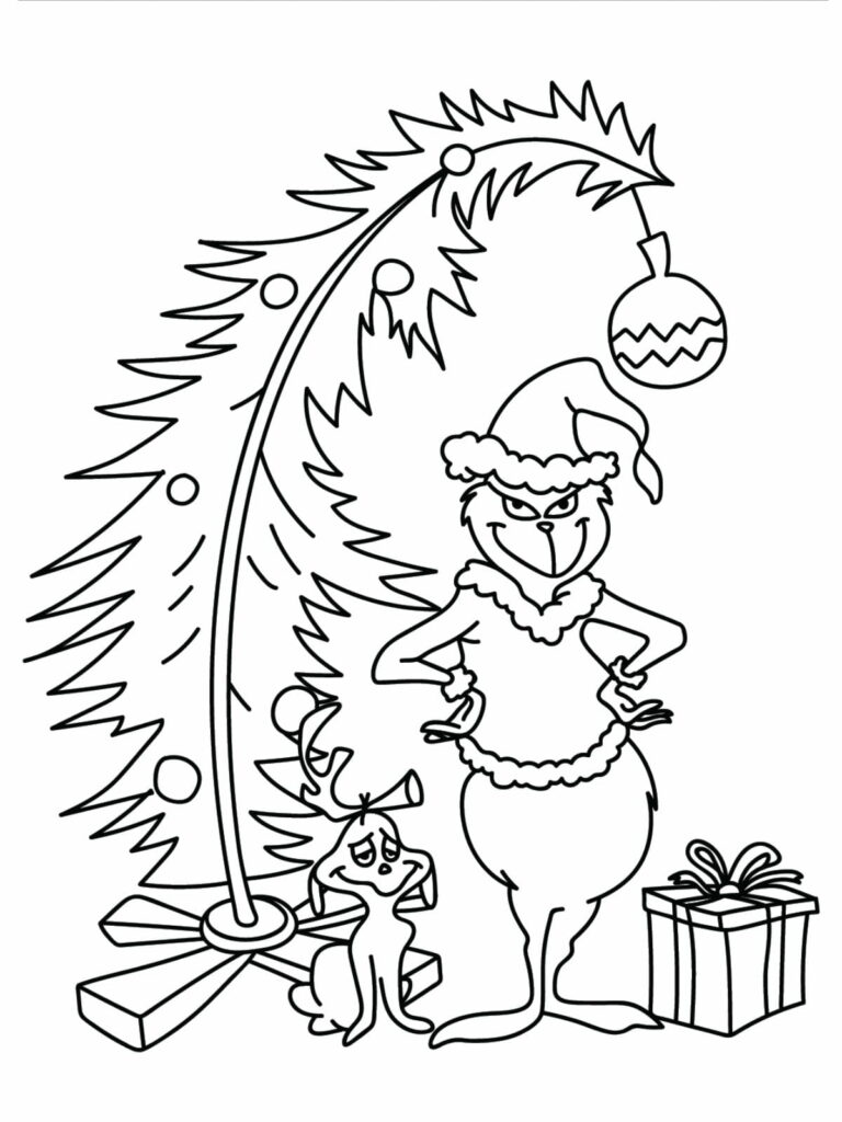 Celebrate Christmas with 32+ Fun Grinch Coloring Pages π π ...