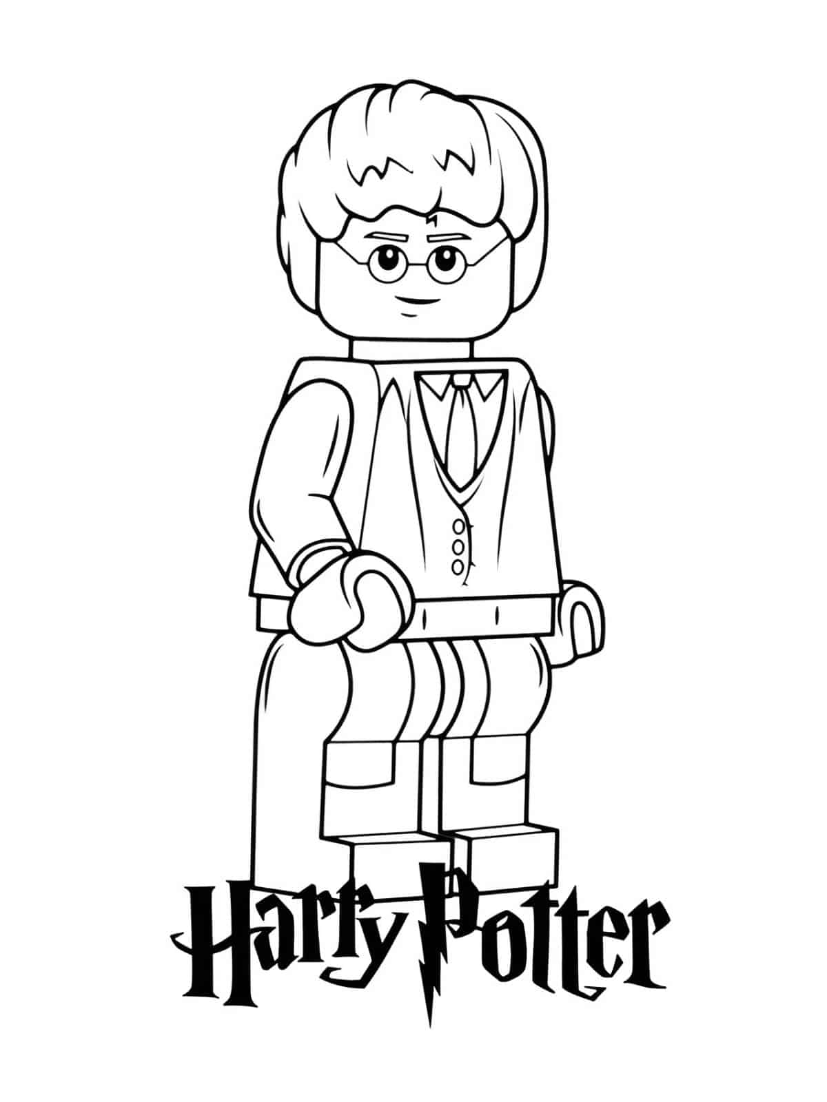 Harry Potter Lego Coloring Pages