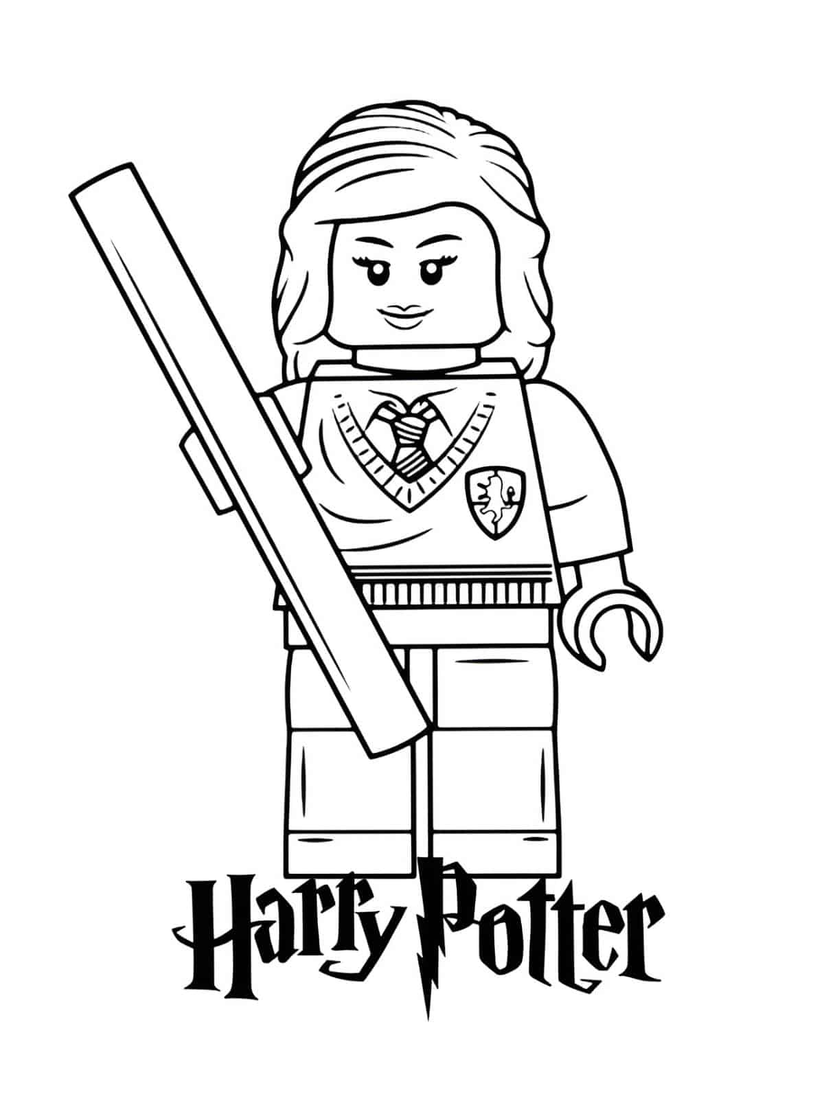 Hermione Granger Harry Potter Coloring Pages