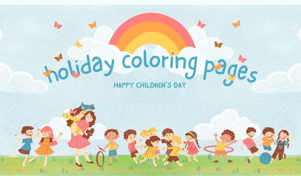 Holiday Coloring Pages Banner Min