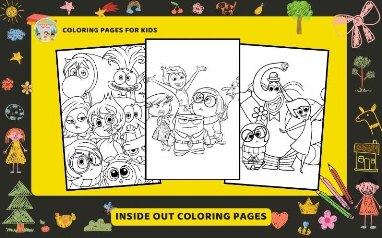 Inside Out Coloring Pages Featured Image