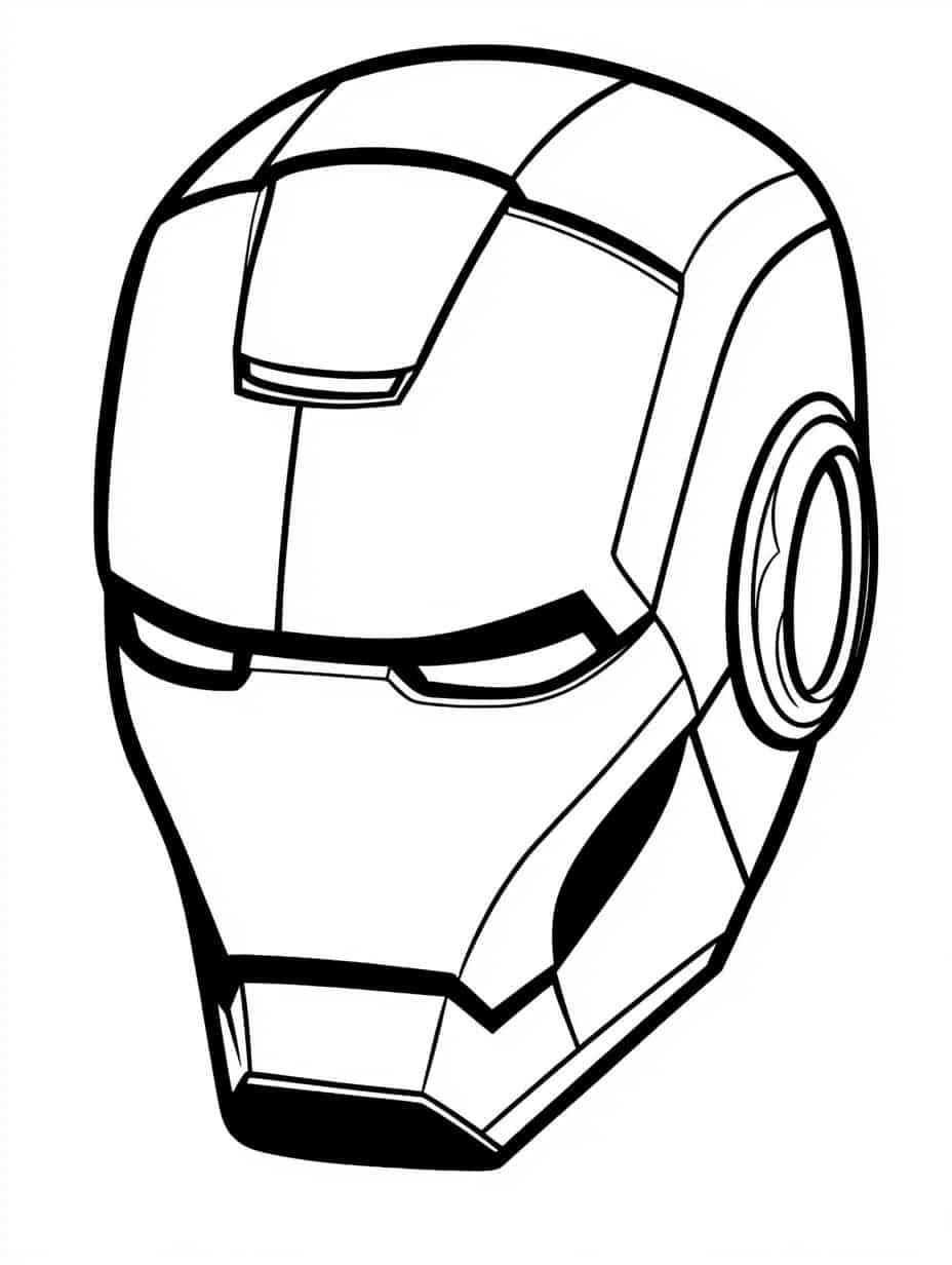 Iron Man Logos And Symbols Coloring Pages