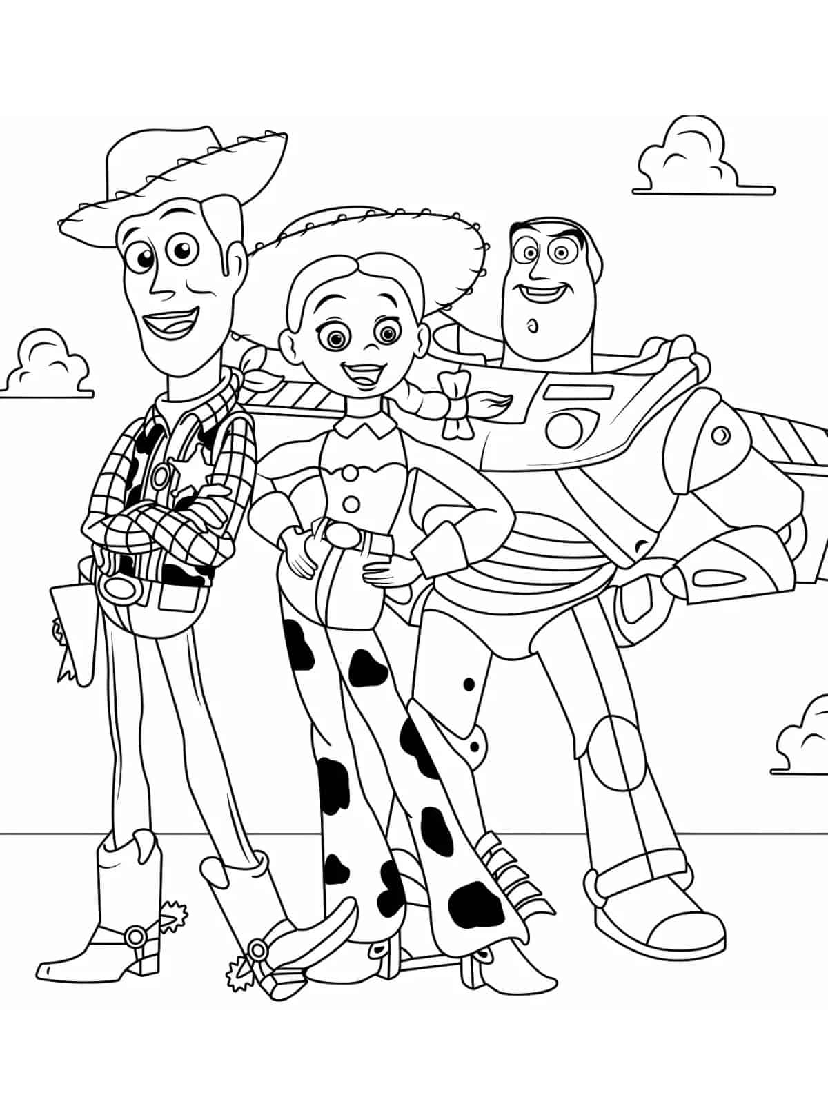 Jessie Cowgirl Coloring Pages