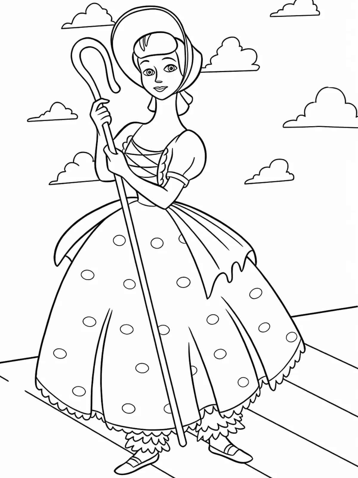 Jessie S Lasso Coloring Page